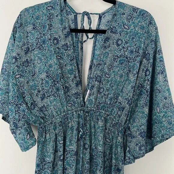 BOHO MAXI DRESS SZ ONE SIZE - Picture 2 of 7